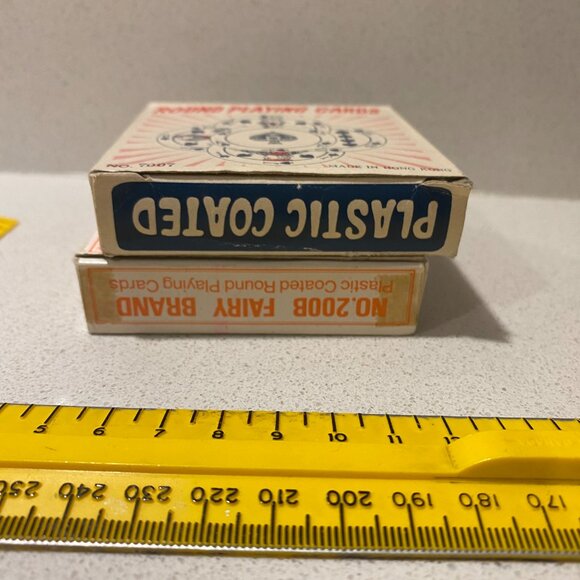 LOT OF 2 FULL DECKS VINTAGE ROUND CARDS - Picture 8 of 11